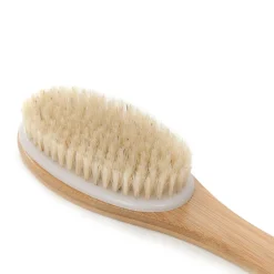Outlet Szczotka Spazzo Naturalna Z Raczka Do Masazu Na Sucho I Mokro 41,5X6,8X3,2 Cm Szczotki I Gąbki Do Kąpieli