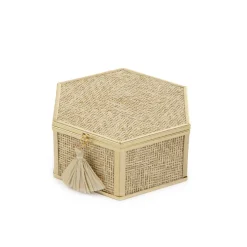 Online Szkatulka Na Bizuterie Grazia Szesciokatna Z Plecionka 10,5X12X4,8 Cm Szkatułki