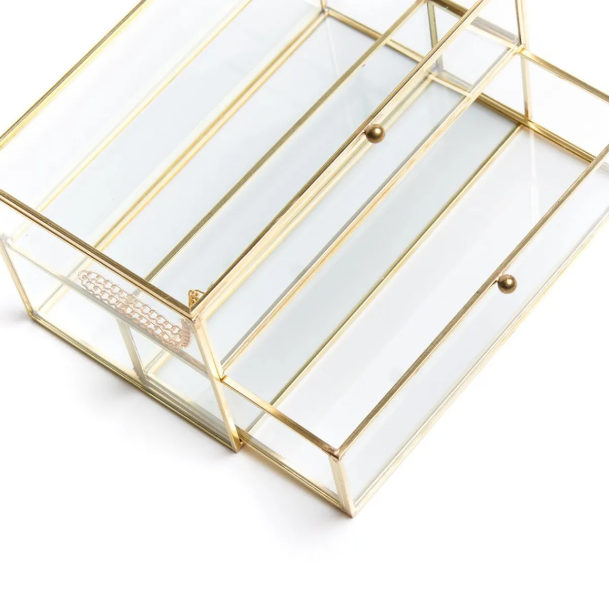 Cheap Szkatulka Na Bizuterie Grazia Z Szufladka Zlota 21X10X10,5 Cm Szkatułki