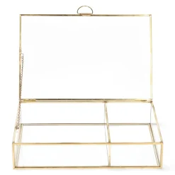 Store Szkatulka Na Bizuterie Grazia Zlota 23X15X5 Cm Szkatułki