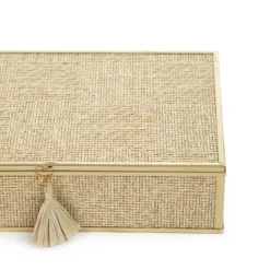 Shop Szkatulka Na Bizuterie Grazia Z Plecionka 22X13X5 Cm Szkatułki