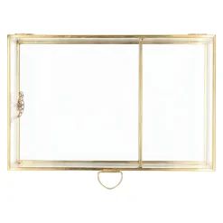 Store Szkatulka Na Bizuterie Grazia Zlota 23X15X5 Cm Szkatułki