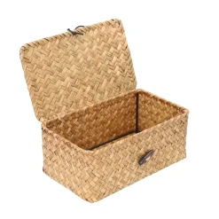 Clearance Szkatulka Na Bizuterie Talulah Pleciona Naturalna 20X12X8Cm Szkatułki