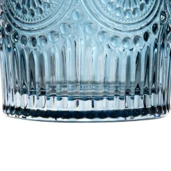 Flash Sale Szklanka Barrel Wzorzysta Niebieska 0.30 Szklanki