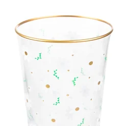 Store Szklanka Daisies W Kwiatki Ze Zlotym Rantem 0,25 L Naczynia Ogródowe I Piknikowe