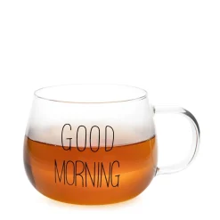 Cheap Szklanka Good Morning Z Uchem 0,4 L Naczynia Ogródowe I Piknikowe