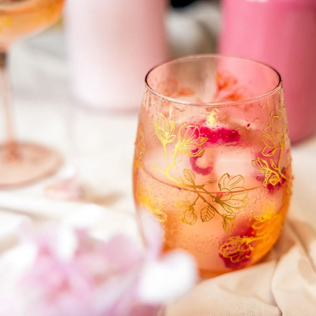 Best Sale Szklanka Rosella Rozowa 0,5 L Szklanki
