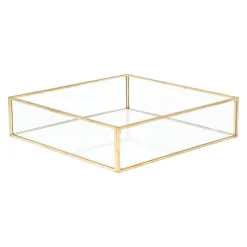 Best Sale Taca Grazia Ozdobna Zlota 18X18X4 Cm Misy I Tace Dekoracyjne