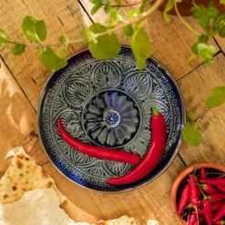 Flash Sale Talerz Indie Obiadowy 27 Cm Naczynia Ogródowe I Piknikowe