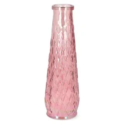 Clearance Wazon Archie Szklany Rozowy 6,5X22 Cm Wazony I Donice