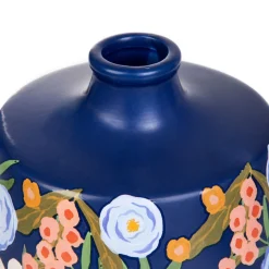 Online Wazon Floral Aura W Kwiaty Granatowy 16X16X13,5 Cm Wazony I Donice