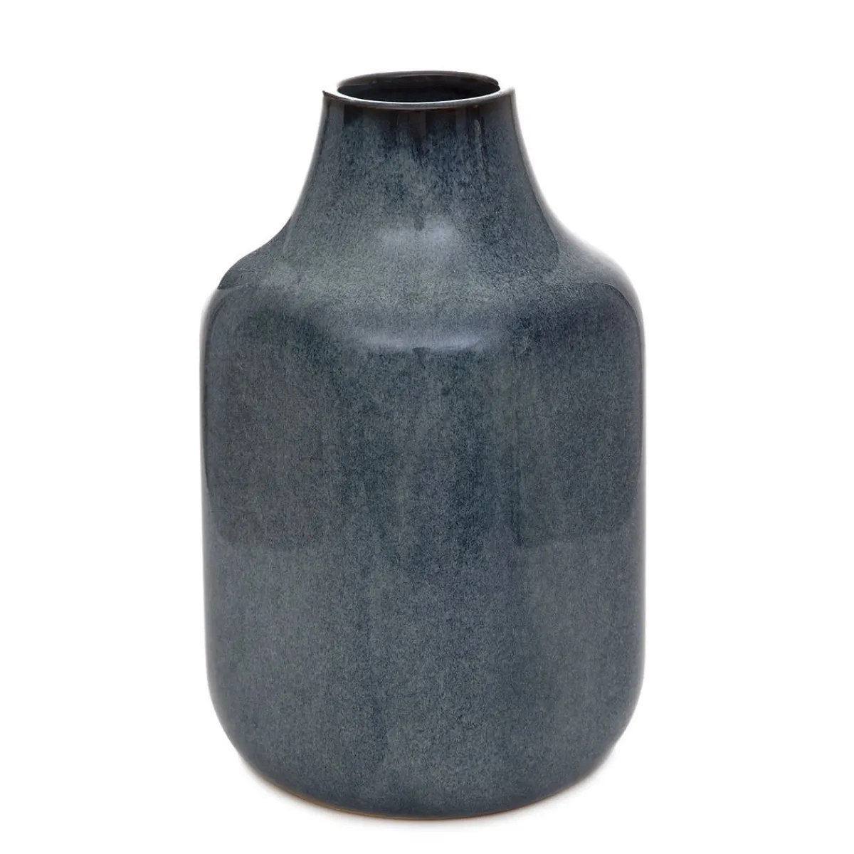 Clearance Wazon Rufus Ceramiczny Granatowy 14X14X22 Cm Wazony I Donice