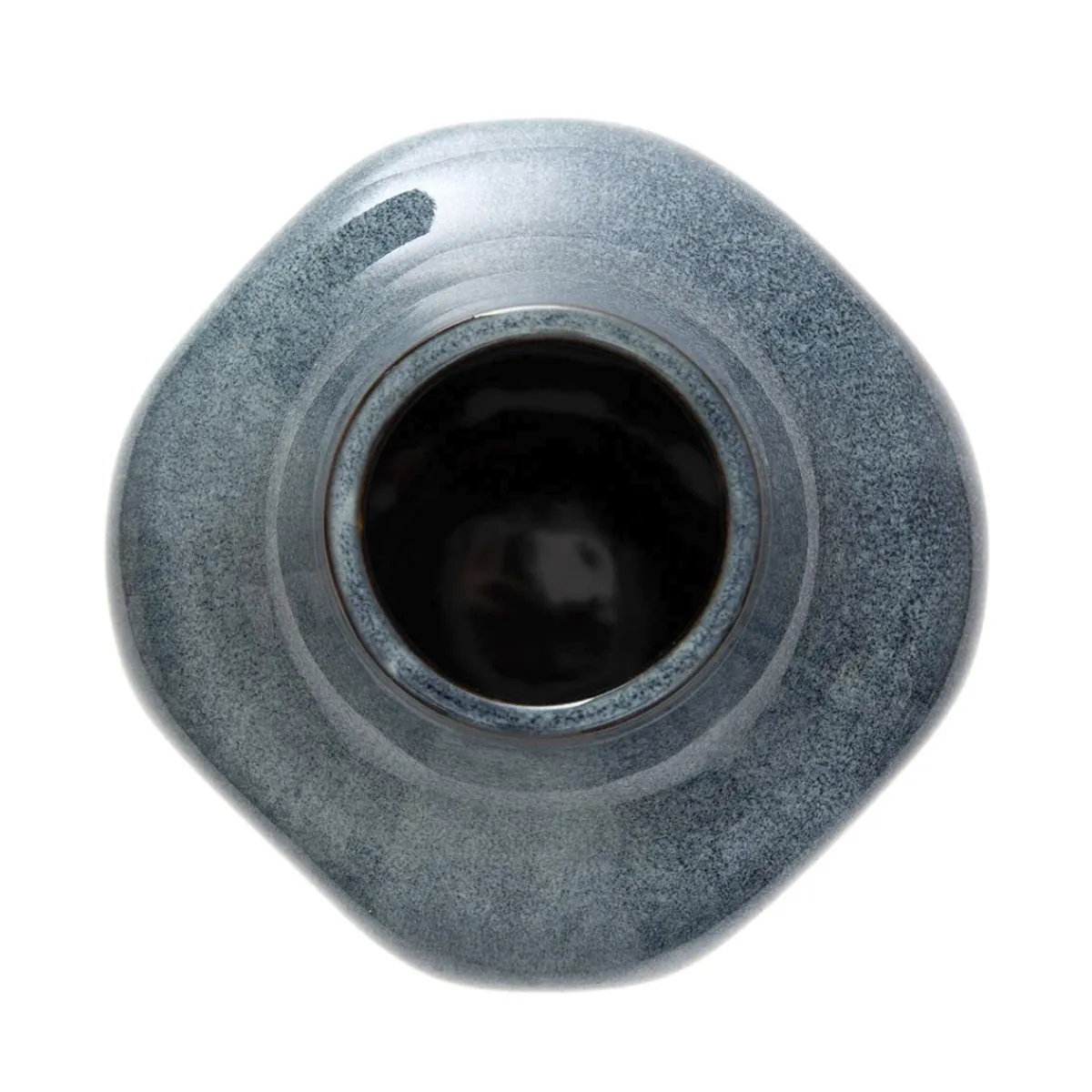 Clearance Wazon Rufus Ceramiczny Granatowy 14X14X22 Cm Wazony I Donice