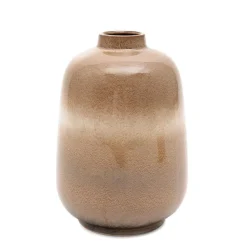 Online Wazon Soleto Ceramiczny Bezowy 15,5X22,4 Cm Wazony I Donice