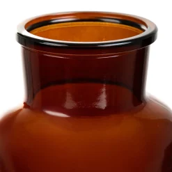 Store Wazon Tenno Szklany Brazowy 14,5X14,5X25,5 Cm Wazony I Donice