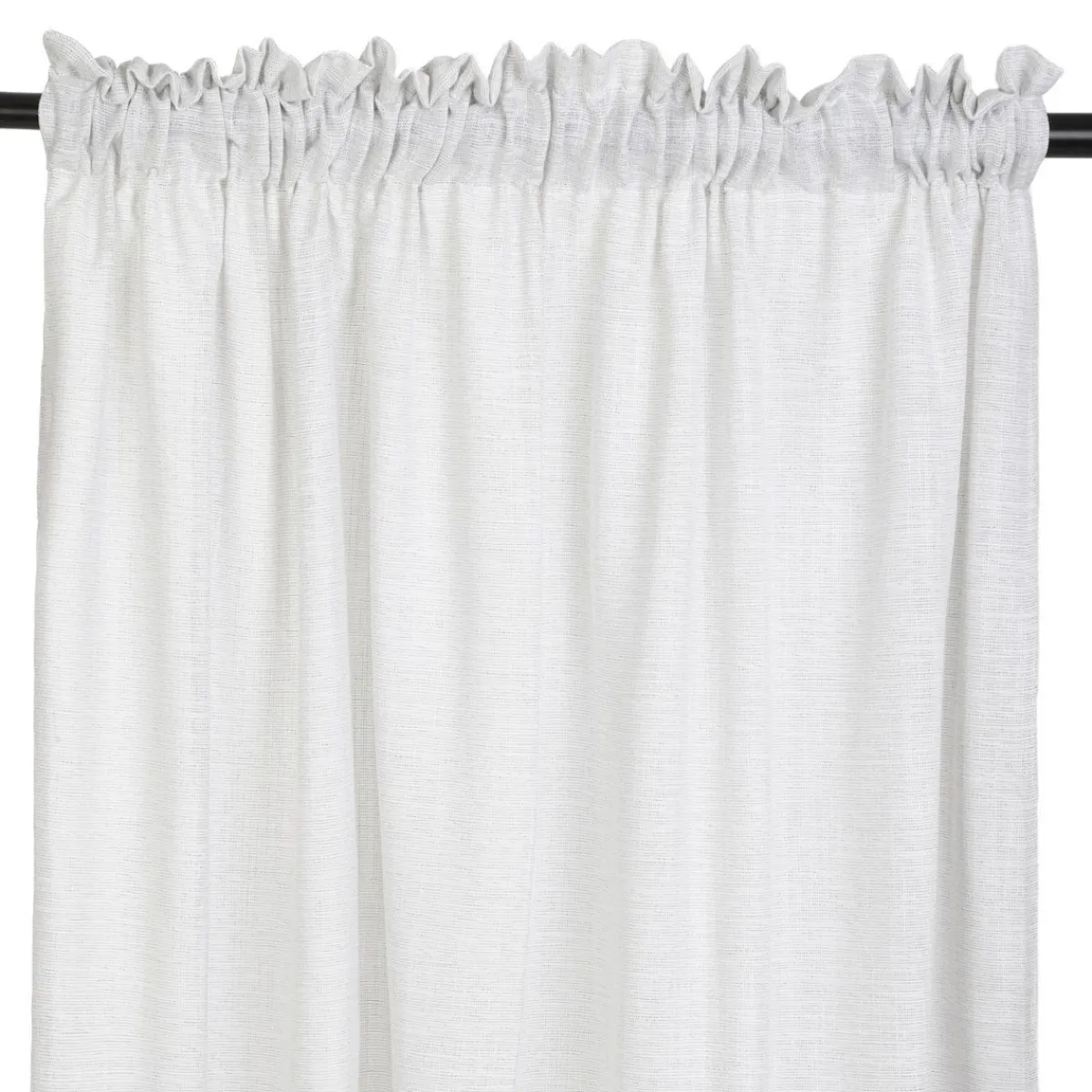Fashion Zaslona Bila Jasnoszara 140X250 Cm Zasłony I Firany
