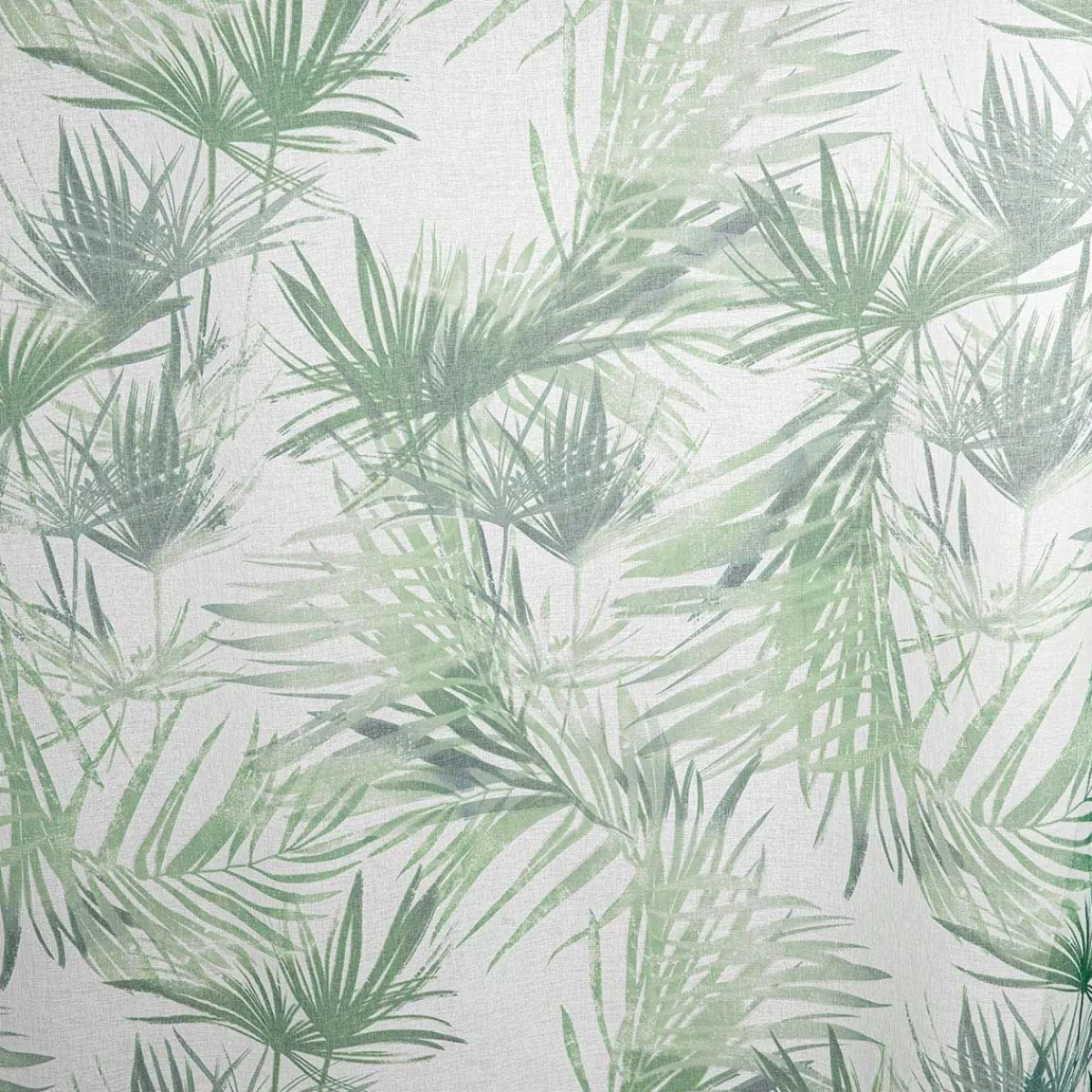 Discount Zaslona Dail W Zielone Liscie 140X250 Cm Zasłony I Firany
