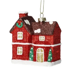 Discount Zawieszka Evi Red Domek 8 Cm Ozdoby Ścienne I Wiszące