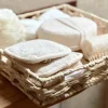 Fashion Zestaw Akcesoriow Do Pielegnacji Ciala Wellness 7 Szt 30X30X6 Cm Szczotki I Gąbki Do Kąpieli