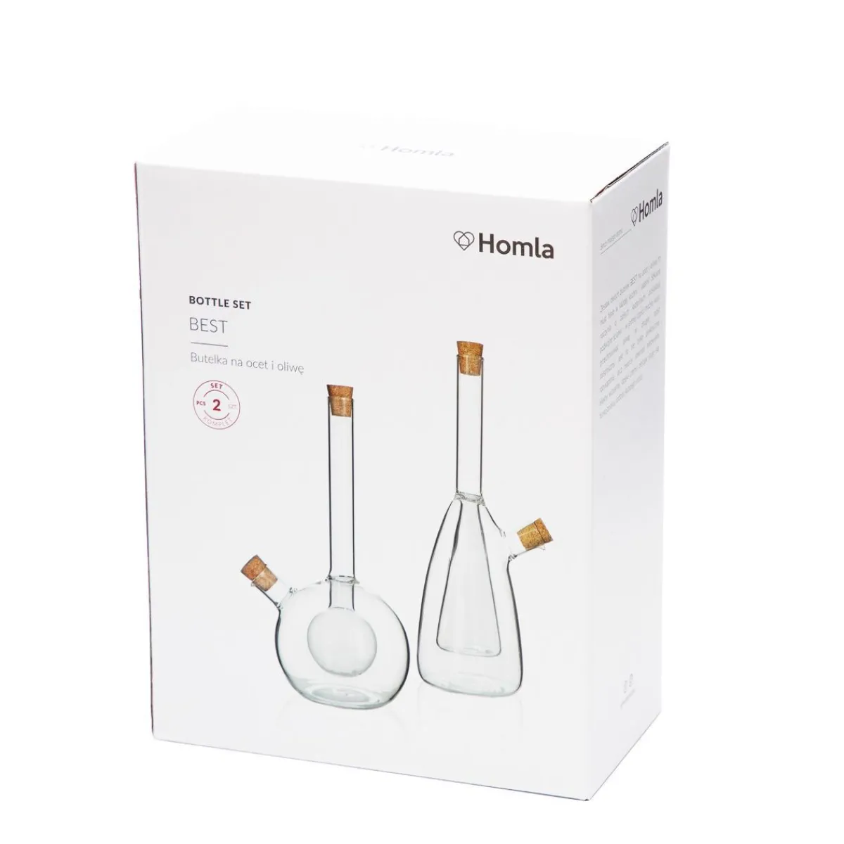 Flash Sale Zestaw Butelek Best Na Ocet I Oliwe, 2 Szt. 21 Cm Sloiki I Butelki