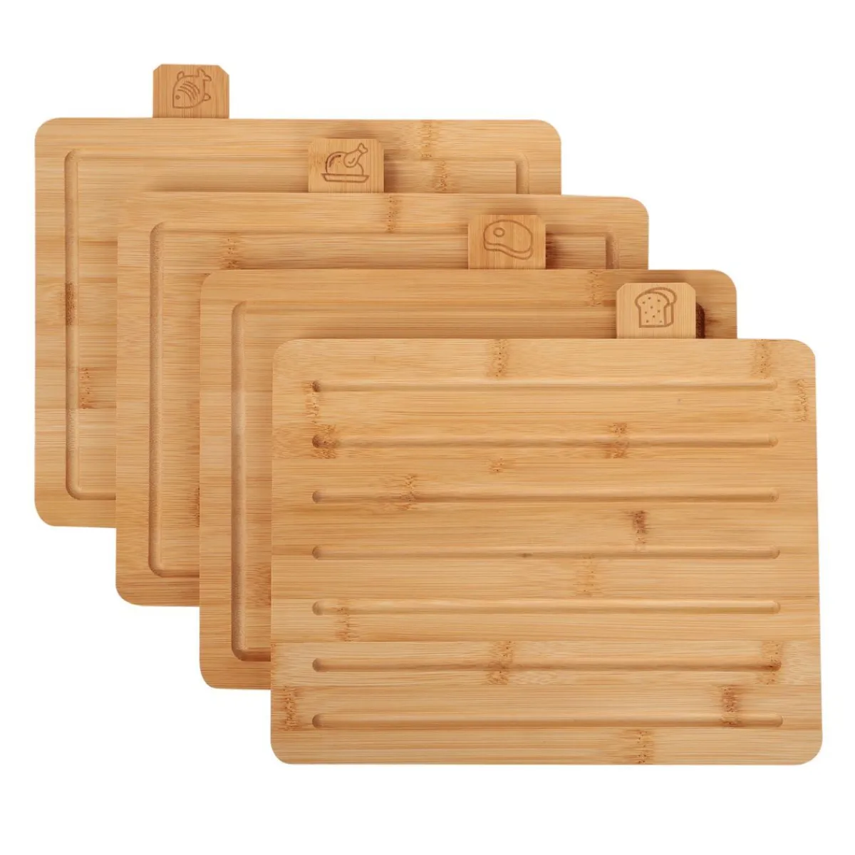 Discount Zestaw Desek Bambou Bambusowych 30,5X10Cm Deski Do Krojenia