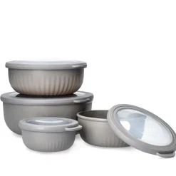 Fashion Zestaw Easy Cook Misek Z Pokrywkami 4 Szt Miski Kuchenne