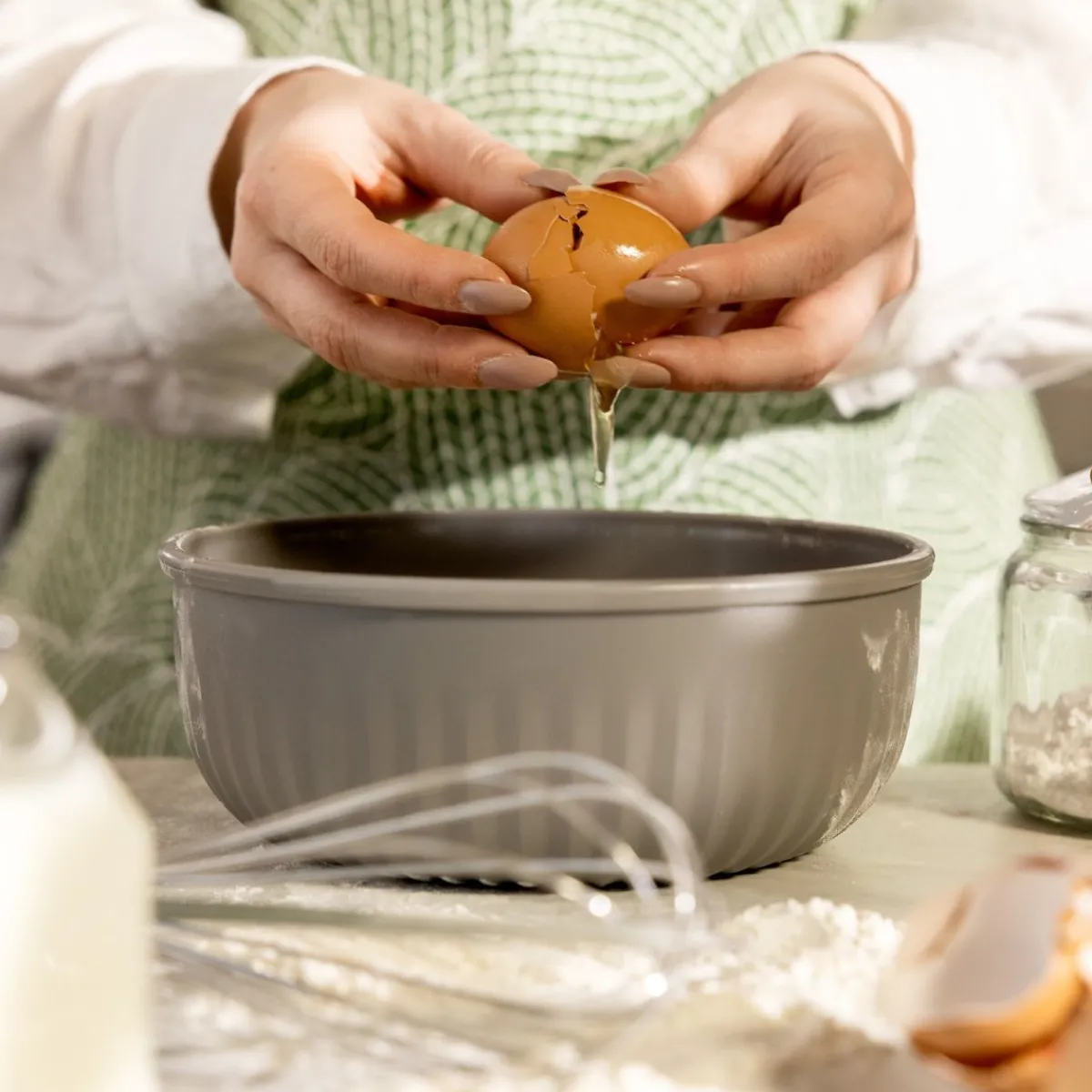 Fashion Zestaw Easy Cook Misek Z Pokrywkami 4 Szt Miski Kuchenne