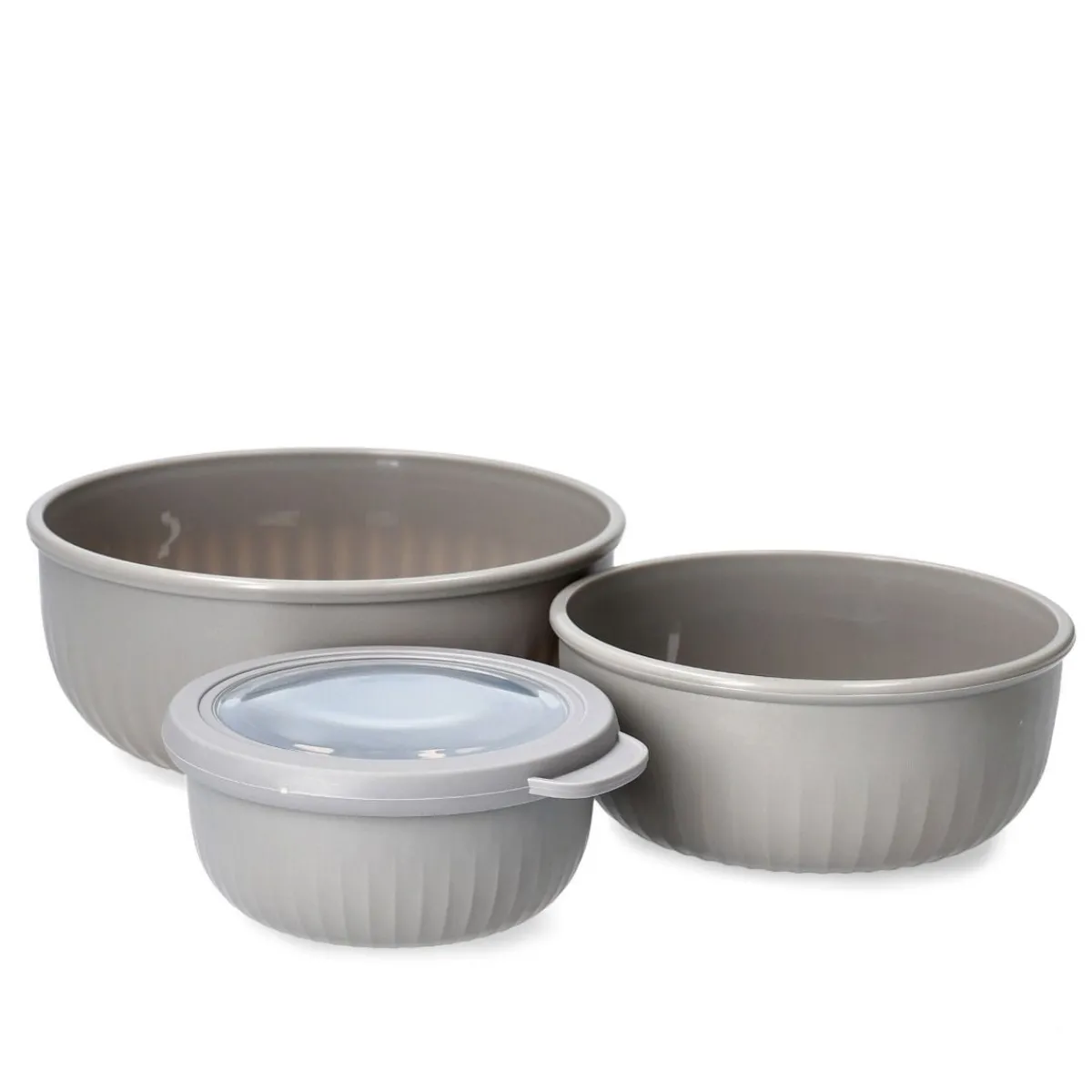 Fashion Zestaw Easy Cook Misek Z Pokrywkami 4 Szt Miski Kuchenne