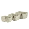 Store Zestaw Koszy Dekoracyjnych Desma 3 Szt. 25X19X12 Cm 22X17X11 Cm 20X15X10 Cm Koszyki Do Łazienki
