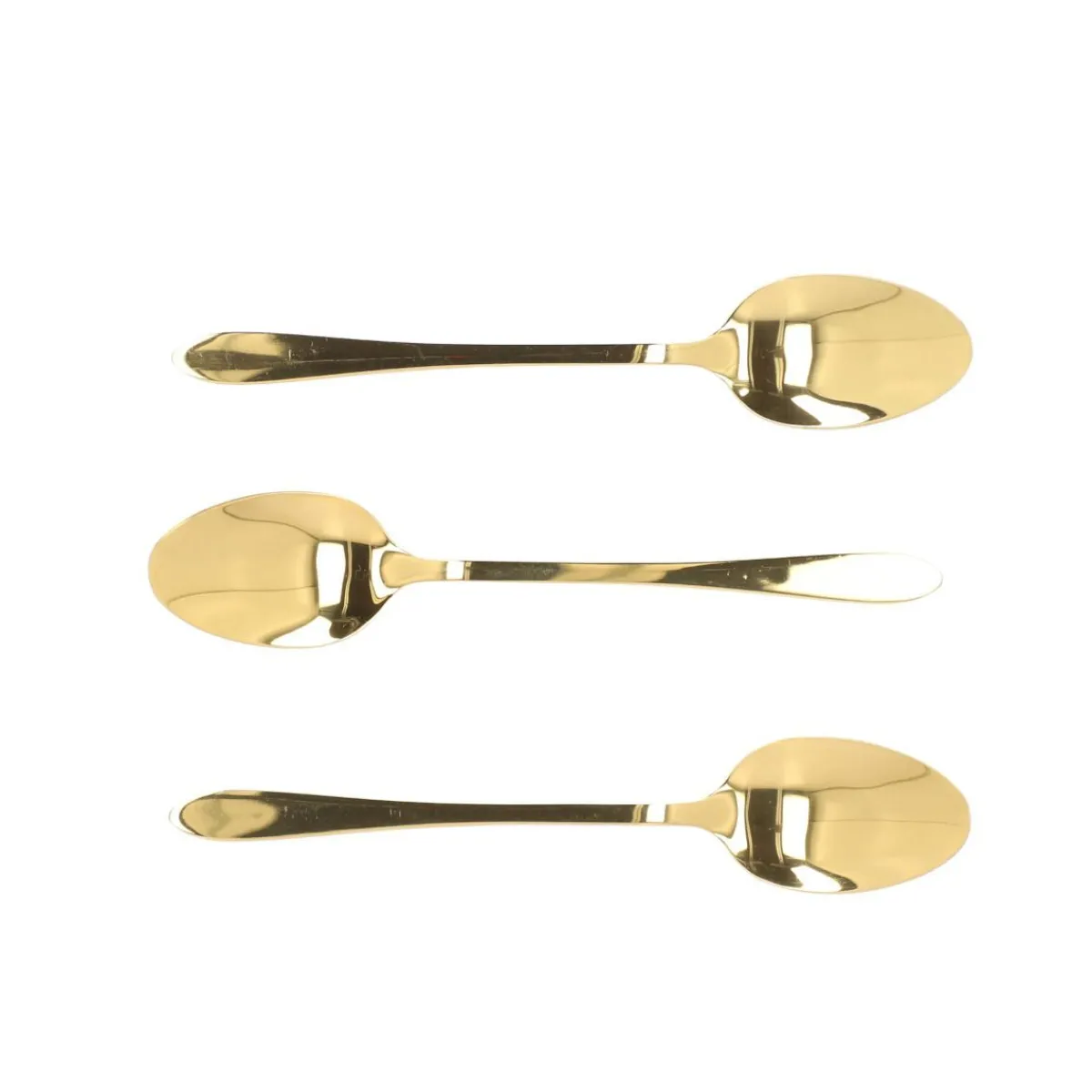 Flash Sale Zestaw Lyzeczek Stilo Do Herbaty Zlote 3 Szt. Zestawy Sztućców