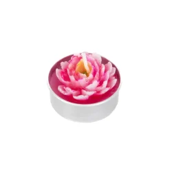 Shop Zestaw Swiec Floral Aura 6 Szt. Kwiaty Rozowe 117 G Świece Dekoracyjne