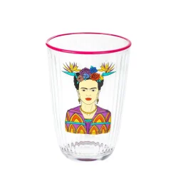Online Zestaw Szklanek Frida Kahlo Fuksjowych, 2 Szt. 0.38 Szklanki