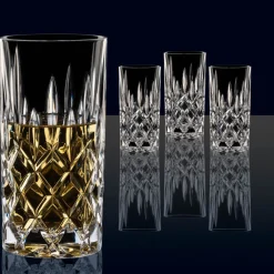 New Zestaw Szklanek Noblesse Do Long Drinkow 4 Szt. 0,375 L Naczynia Ogródowe I Piknikowe