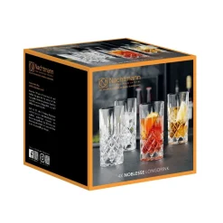 New Zestaw Szklanek Noblesse Do Long Drinkow 4 Szt. 0,375 L Naczynia Ogródowe I Piknikowe