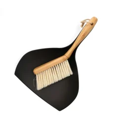 Best Sale Zmiotka Bambou I Szufelka Mala Czarna 29X19 Cm Zmiotki