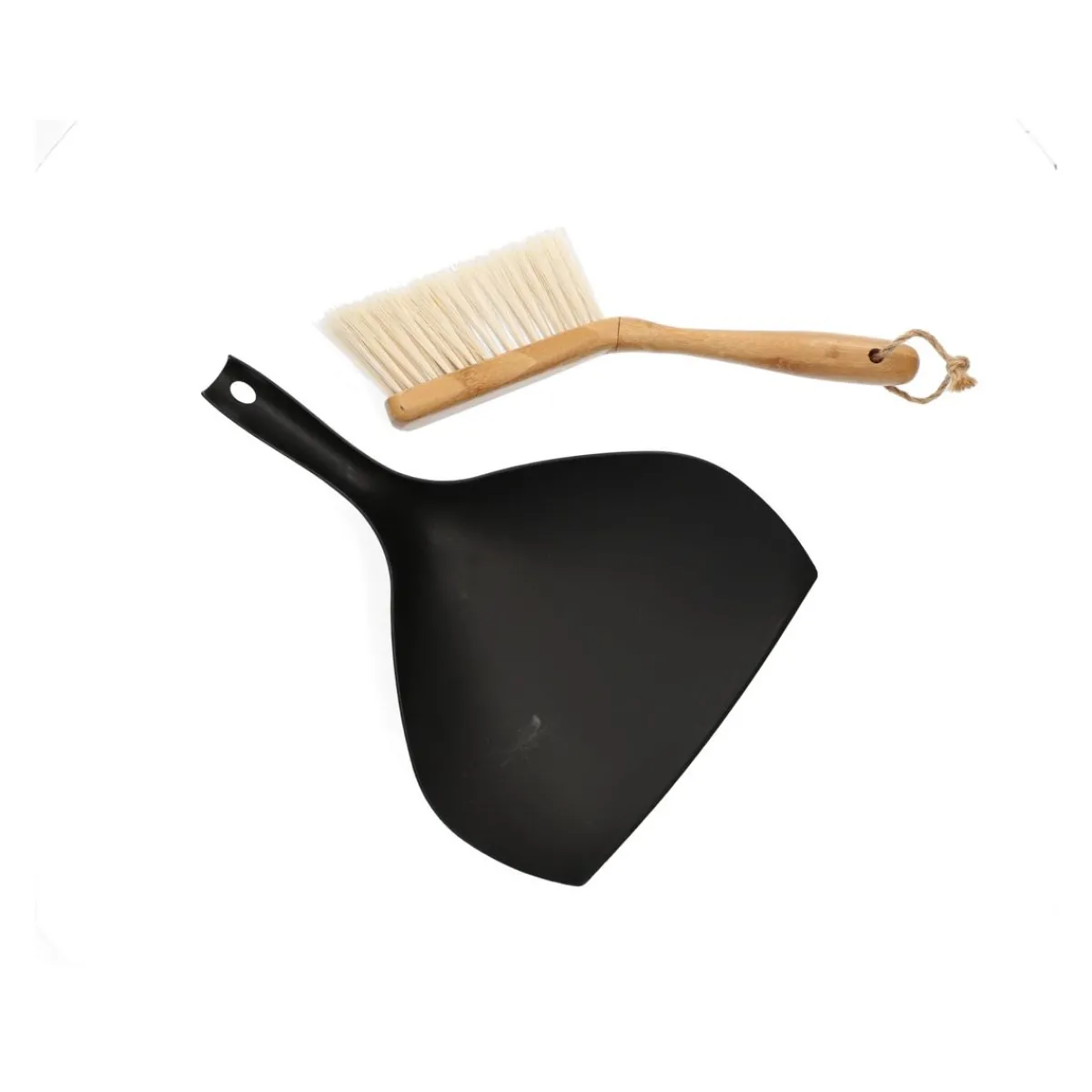 Best Sale Zmiotka Bambou I Szufelka Mala Czarna 29X19 Cm Zmiotki